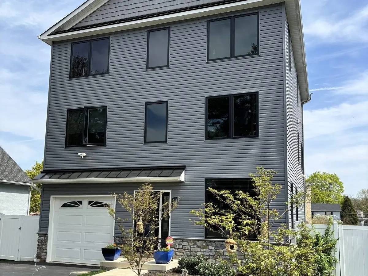 New three-story custom home built by Giuliani Builders on the same Upper Dublin lot